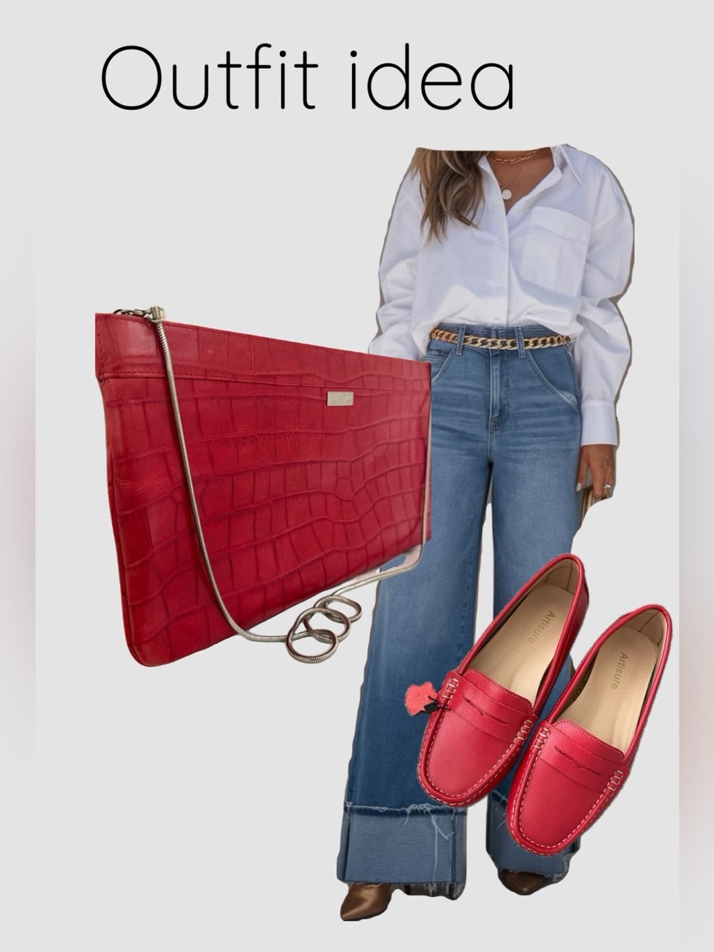 VINTAGE Bruno Magli Monica Croc Embossed Red Leather Clutch Bag Y2K RARE Indie - Picture 3 of 13